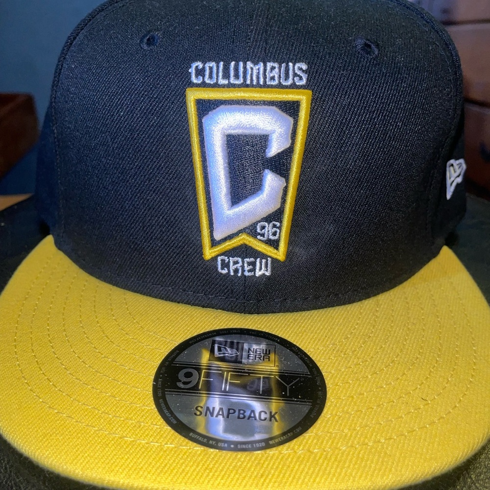 New Era Columbus Crew Black and Yellow Snapback